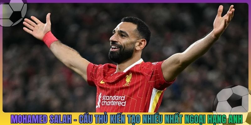 Mohamed Salah - Cầu thủ kiến tạo nhiều nhất Ngoại Hạng Anh