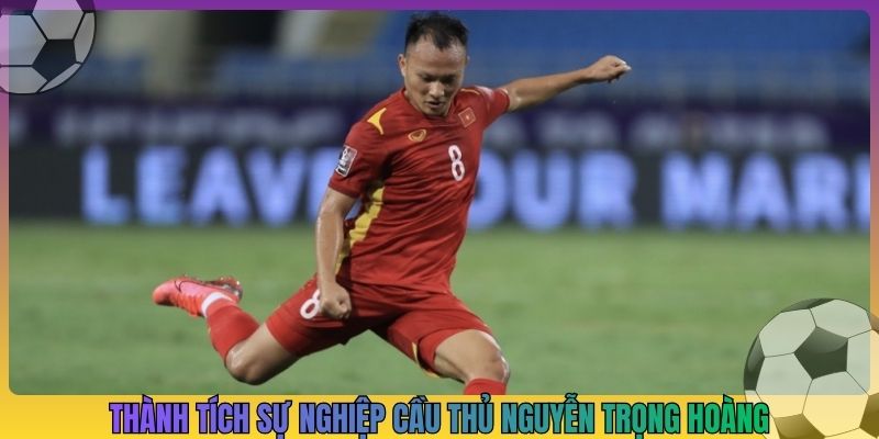 Thành tích sự nghiệp cầu thủ Nguyễn Trọng Hoàng