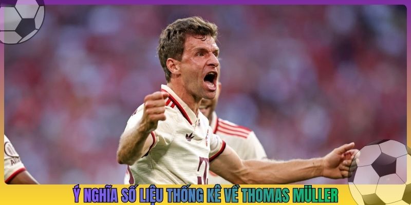 Ý nghĩa số liệu thống kê về Thomas Müller